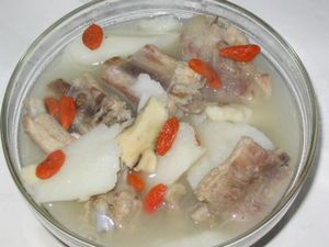 Chinese Yams and Pork Soup