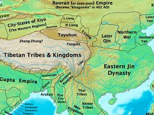 Eastern Jin Dynasty Map