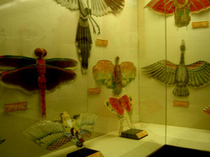kites displayed at Weifang Kites Museum