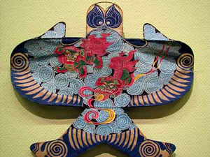 kites displayed at Weifang Kites Museum