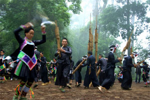 Lusheng dance of the Miao ethnic people