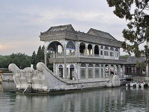 Marble Bboat for Empress Dowager Cixi