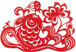 Chinese paper cutting, fish