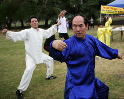 A master playing Taijiquan