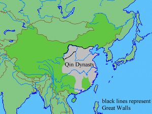 Qin Dynasty Map