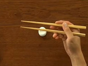 Step 3 for Holding Chopsticks