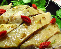 salted and baked duck