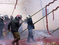 Firecracker During Chinese New Year Celebration