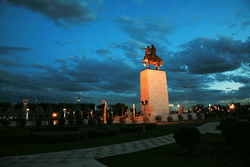 Genghis Khan square in Hohhot