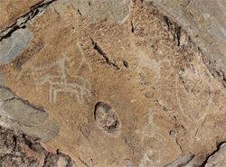 A sample of Helan Shan rock carvings