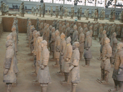 The Terracotta Army in Xian