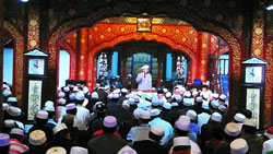 People celebrate the Festival of Fast-breaking