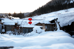 It often snows in North China during the New Year period