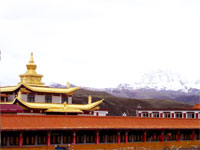 Tagong monastery in Kangding