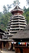 Drum tower at Zhaoxing