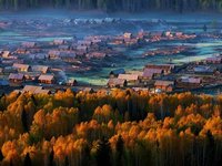 Urumqi Autumn Scenery
