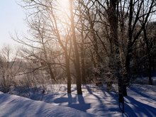 The weather is cold in large parts of China in December