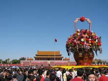 October is one of the most pleasant times to travel China except for the Chinese National Day Holiday. Huge crowds in the Tian'anmen Square during the National Day Holiday