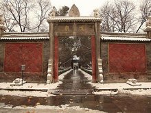 Wen Temple Winter Scenery in Xi'an
