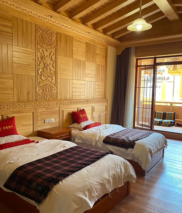 the bedroom of Duomei Linka Hotel
