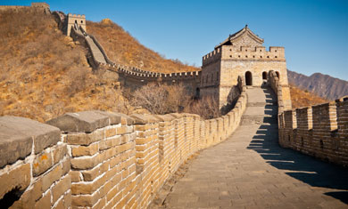 the Great Wall in winter