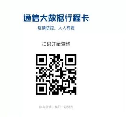 Scan the QR code to access your record of travel itinerary