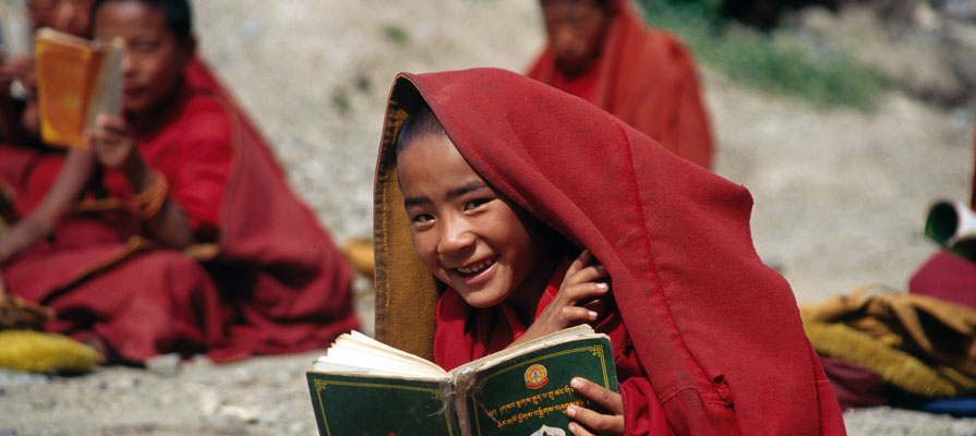 Young Mnks in Labrang Monastery